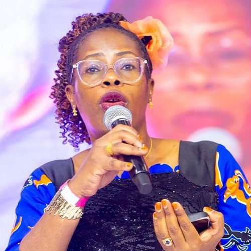 Prof. Edda addressing the audience