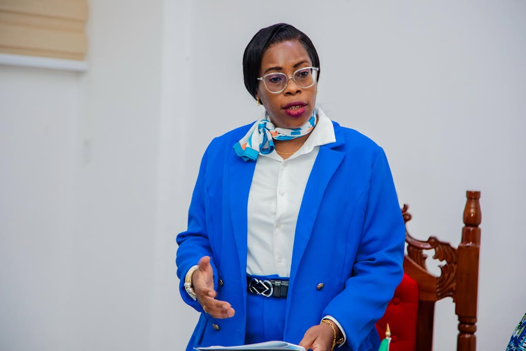 Regional Commissioner addressing participants at the training